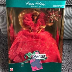 NWT Vintage Holiday Barbie 1990